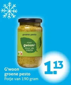 Aanbieding: groene pesto