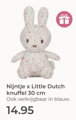 Aanbieding: Nijntje x Little Dutch knuffel