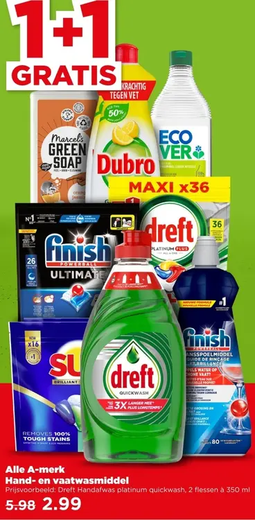 Aanbieding: Hand- en vaatwasmiddel