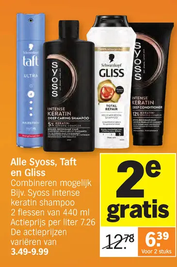 Promotie: Syoss, Taft en Gliss