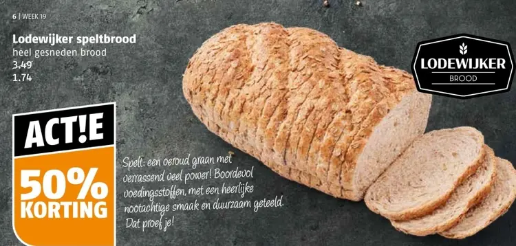 Aanbieding: Lodewijker speltbrood