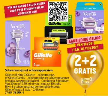 Aanbieding: Scheermesjes of scheerapparaten