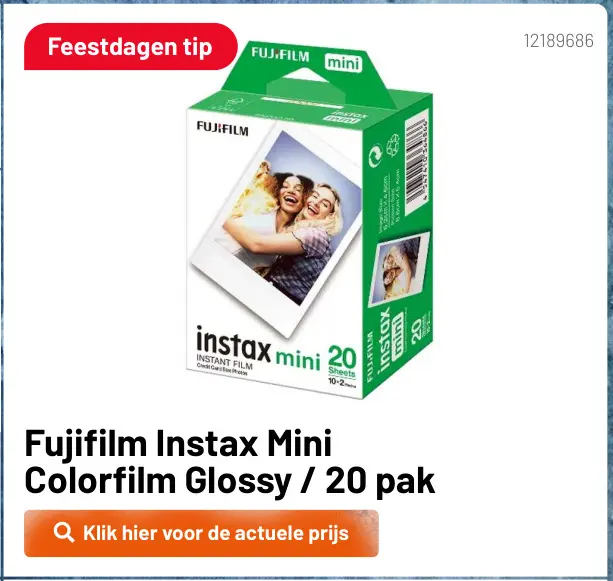 Aanbieding: Instax Mini Colorfilm Glossy