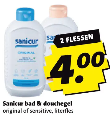 Aanbieding: Sanicur bad & douchegel