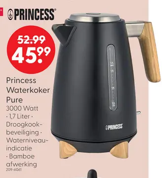 Aanbieding: Princess Waterkoker Pure