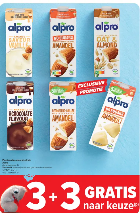 Promotie: Plantaardige amandeldrink