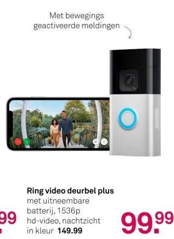 Aanbieding: Video deurbel plus