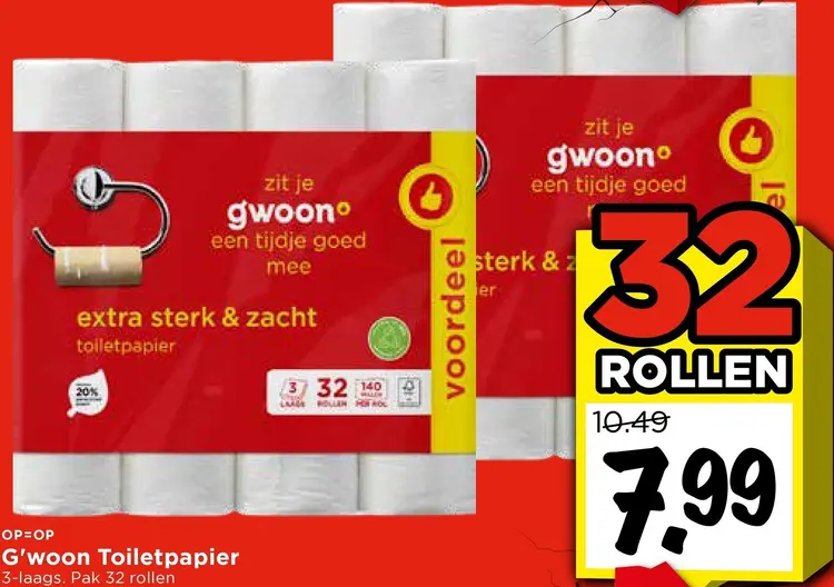 Aanbieding: Toiletpapier