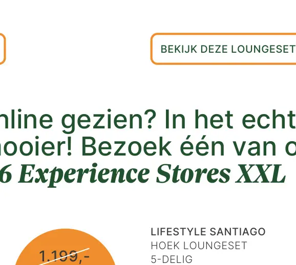 Aanbieding: Santiago hoek loungeset