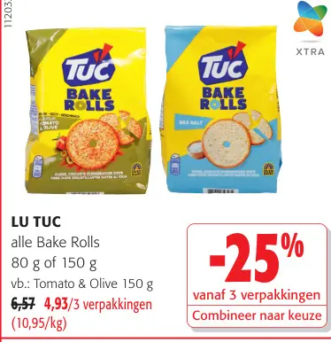 Promotie: Bake Rolls