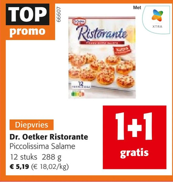 Aanbieding: Dr. Oetker Ristorante Piccolissima Salame