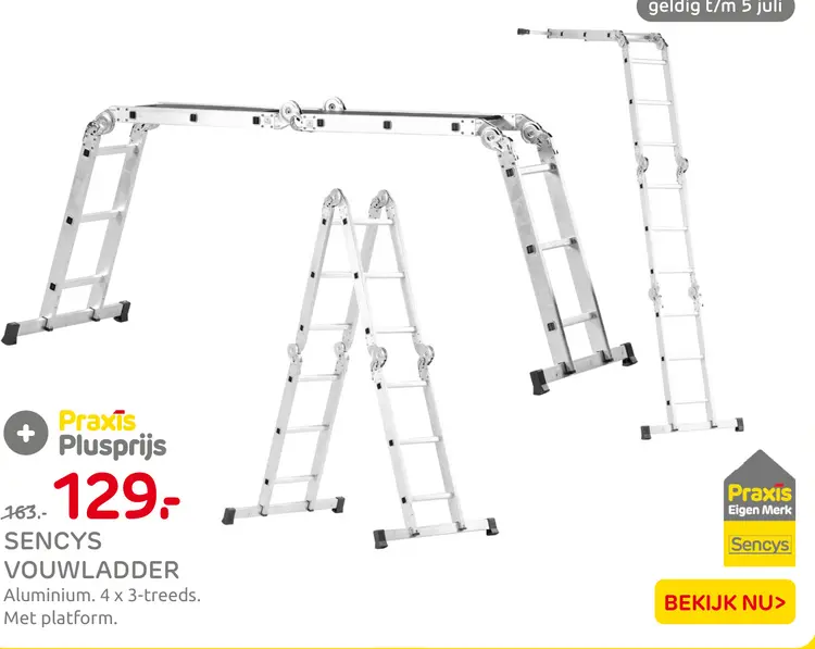 Aanbieding: Vouwladder