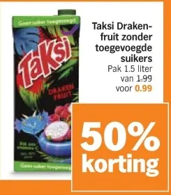 Aanbieding: Taksi Drakenfruit zonder toegevoegde suikers