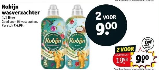 Aanbieding: wasverzachter