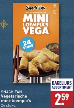 Aanbieding: Snack Fan Vegetarische mini-loempia's