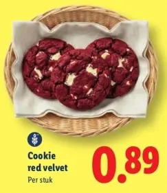 Aanbieding: Cookie red velvet