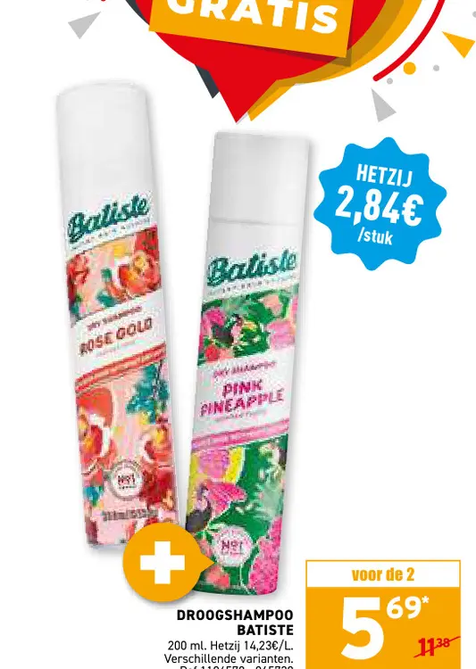 Promotie: Droogshampoo