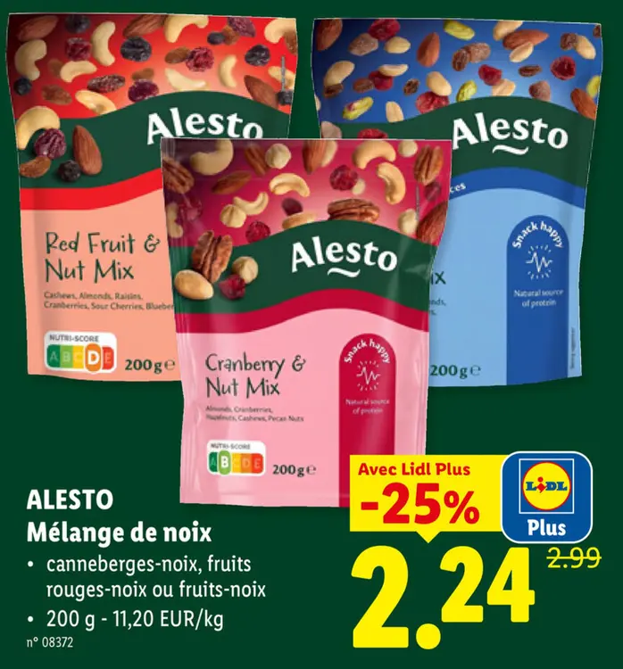 Offre: Mélange de noix