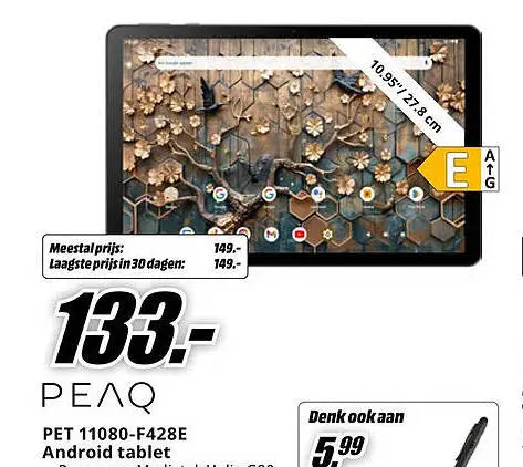 Aanbieding: Galaxy Tab S10 lite WiFi 128 GB Grijs Android
