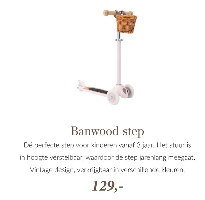 Aanbieding: Banwood step