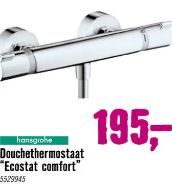 Aanbieding: HANSGROHE Douche thermostaatkraan Ecostat comfort 13113000 chroom