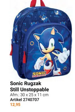 Aanbieding: Sonic Rugzak