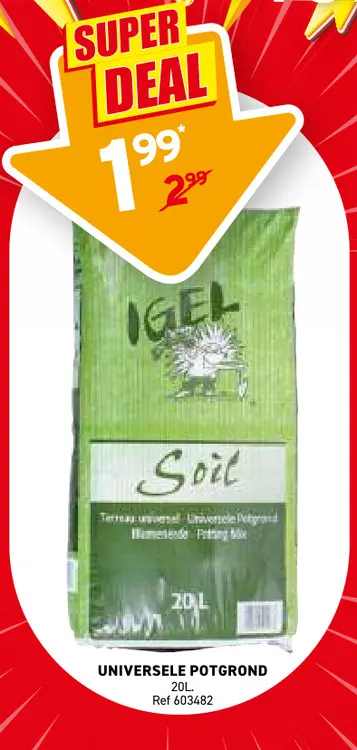 Promotie: Universele potgrond