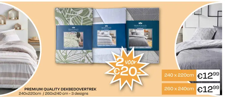 Promotie: Dekbedovertrek