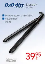 Offre: Lisseur ST250E