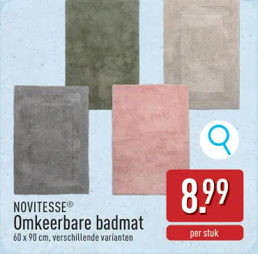 Promotie: Omkeerbare badmat