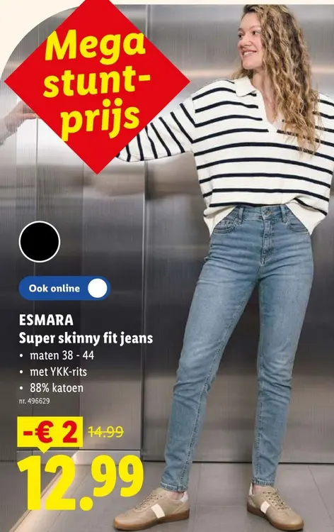 Promotie: Super skinny fit jeans
