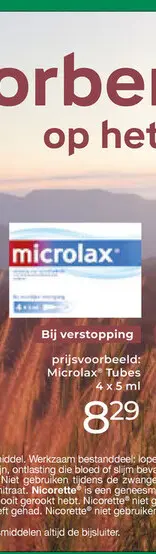 Aanbieding: Microlax Tubes