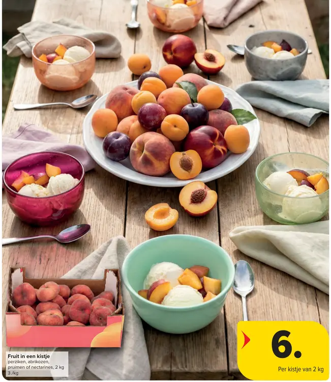 Promotie: Fruit in een kistje