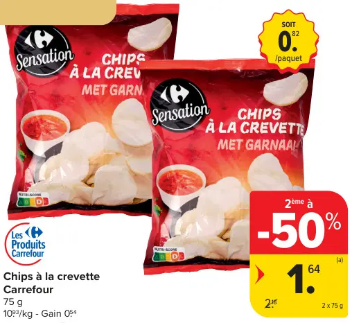 Offre: Chips à la crevette