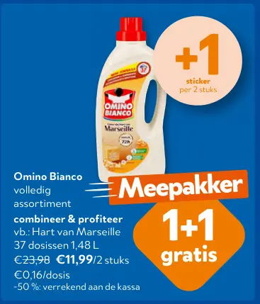 Promotie: Omino Bianco volledig assortiment