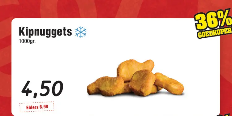Aanbieding: Kipnuggets