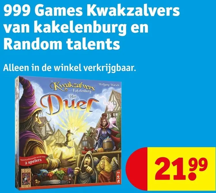 Aanbieding: Kwakzalvers van kakelenburg en Random talents