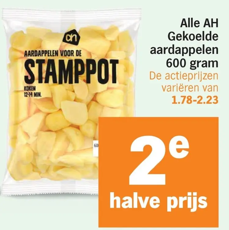 Aanbieding: Gekoelde aardappelen