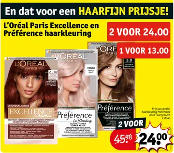 Aanbieding: L'Oréal Paris haarkleuring