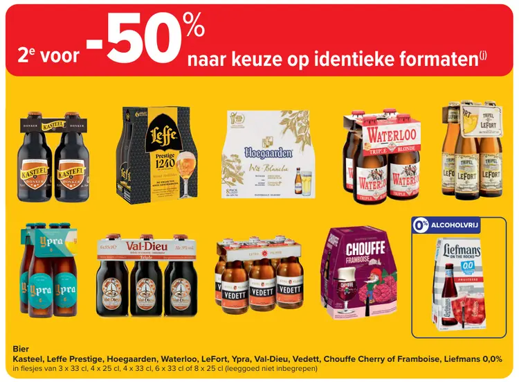 Promotie: 2e voor -50% 