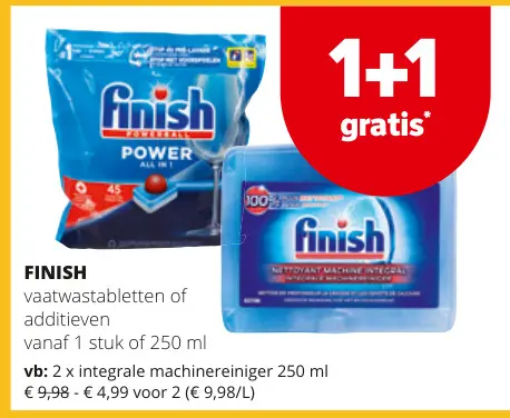 Promotie: Vaatwastabletten of additieven