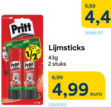 Aanbieding: Lijmsticks