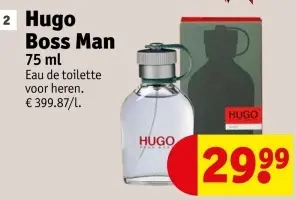 Promotie: Hugo Boss Man