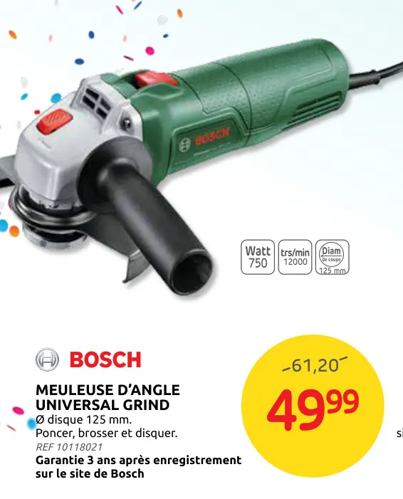 Offre: Meuleuse d'angle universal grind