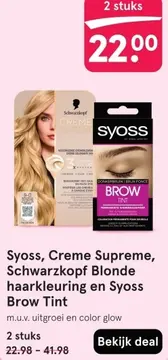 Aanbieding: Syoss, Creme Supreme, Schwarzkopf Blonde haar