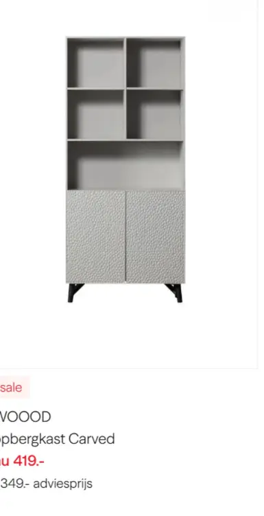 Aanbieding: Opbergkast Carved