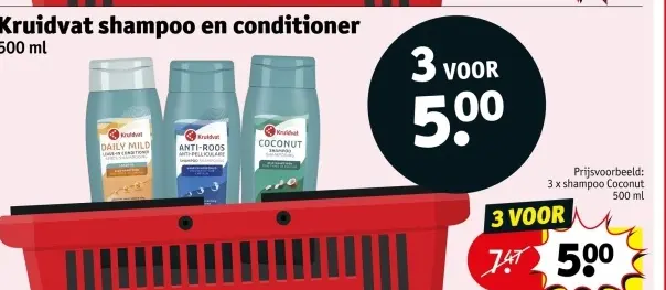 Promotie: shampoo en conditioner