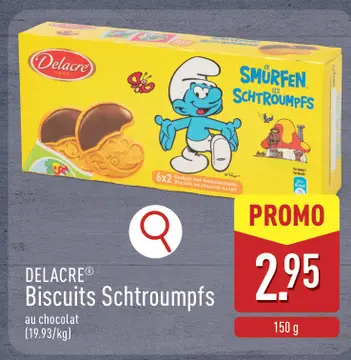 Offre: Biscuits Schtroumpfs