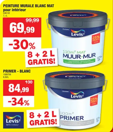 Offre: Levis primer 10l
