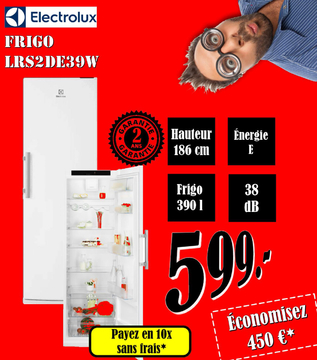 Offre: FRIGO LRS2DE39W